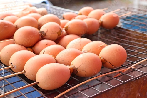 grilled egg at street food