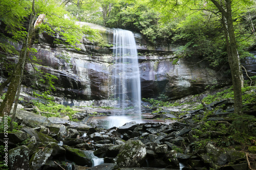 Canvas Print Rainbow Falls - Great Smoky Mountains National Park - Tennessee