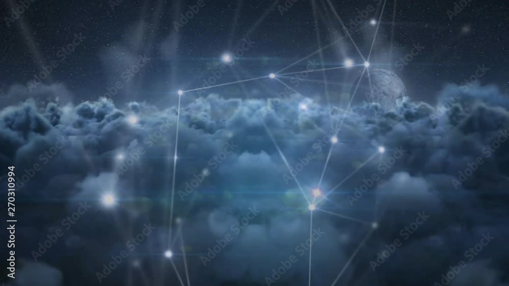 Digital composite of a blockchain network