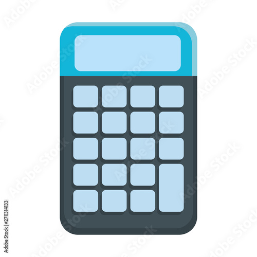 calculator math digital device icon