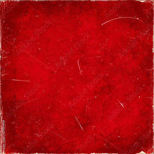Dark red grunge background, old paper texture, stains, scratches
