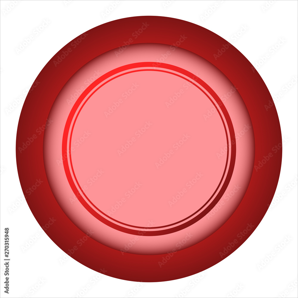 Red Disc Golf Disc Driver Vector Icon Illustration Graphic Red Disc Golf Disc Driver Vector Icon Illustration Graphic