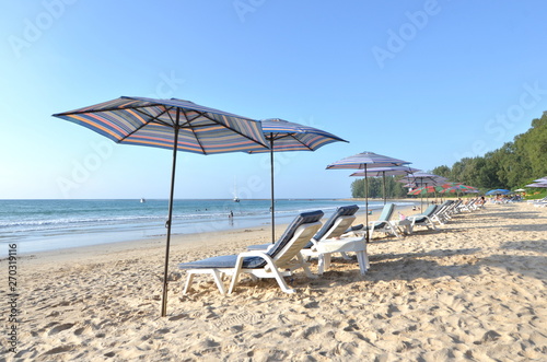 Landscape Nai Yang beach at Phuket Thailand.