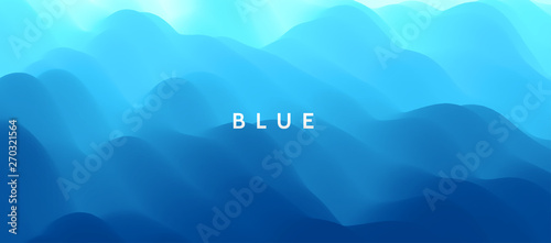 Water surface. Blue abstract background. Vector illustration for design.