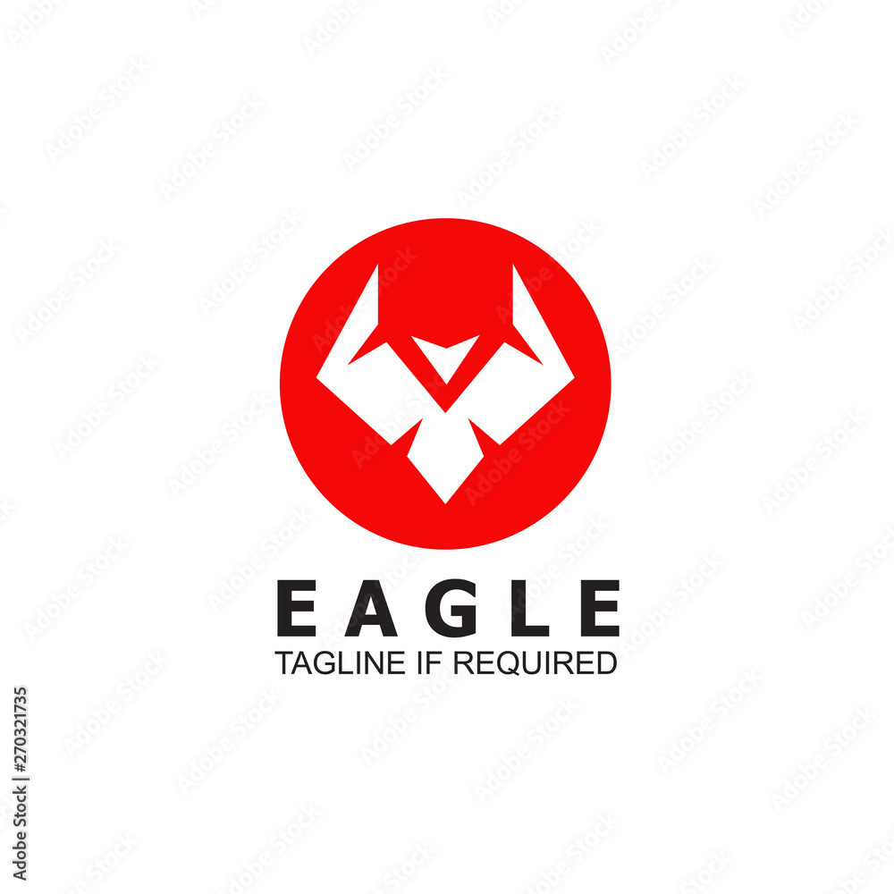 Eagle logo inspiration vector template Eagle logo inspiration vector template