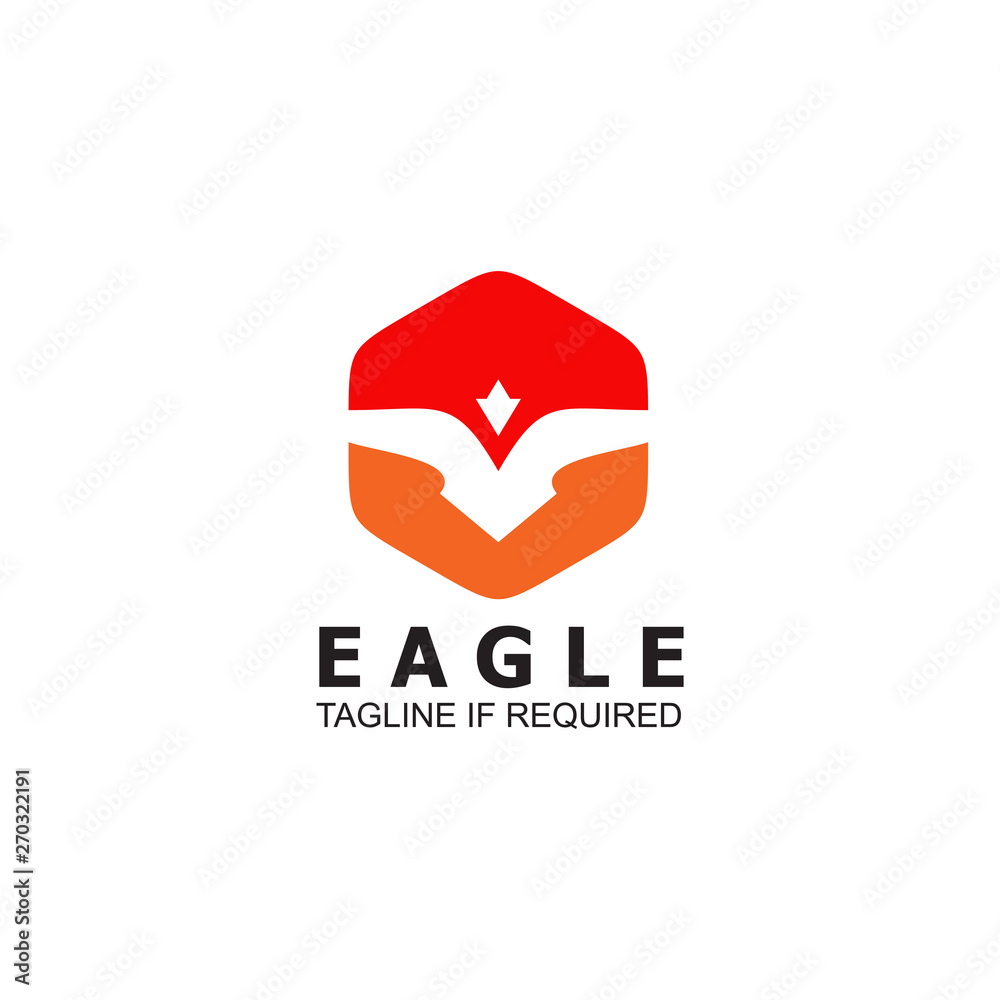 Eagle logo inspiration vector template Eagle logo inspiration vector template
