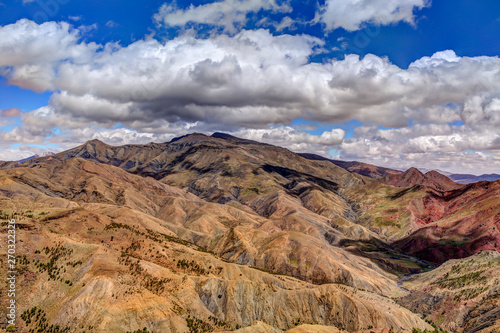 Landscapes of the High Atlas Mountain region of Morocco