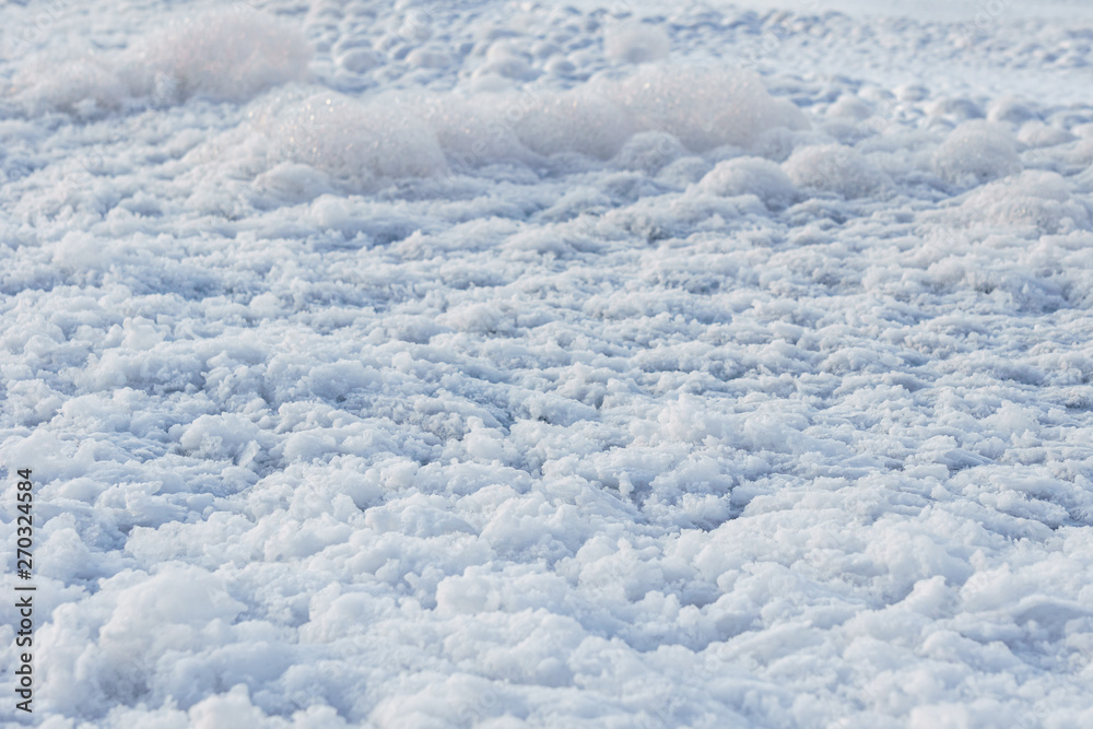 white foam texture background look like clouds.