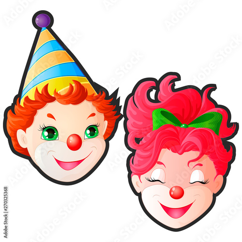 Cheerful clowns