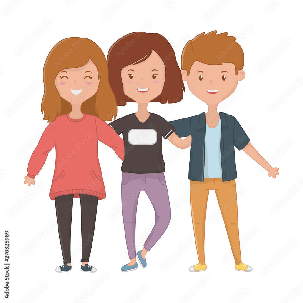 Girls and Boy Friendship design Girls and Boy Friendship design