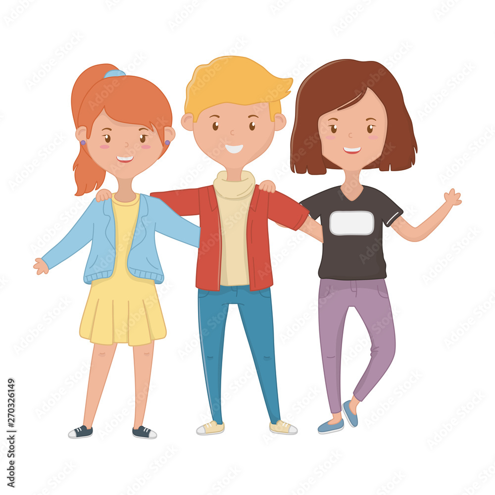 Girls and Boy Friendship design Girls and Boy Friendship design