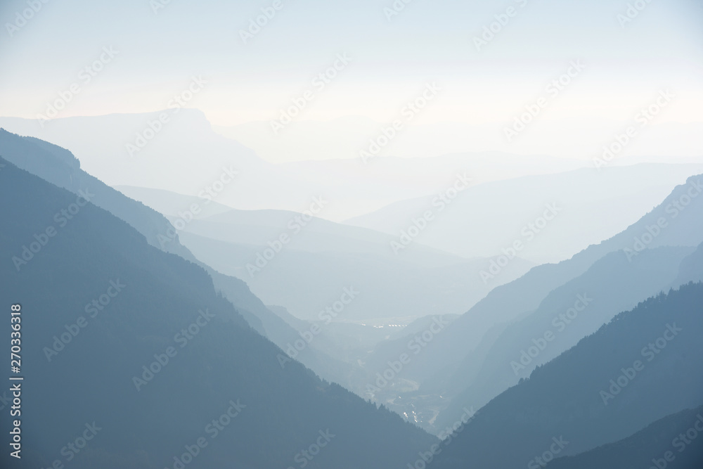 Fototapeta premium Hills in Pyrenees