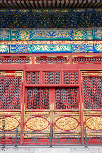 The decoration of Forbidden City