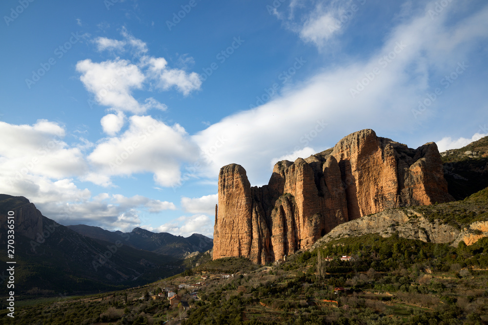 Riglos Mountains in Spain