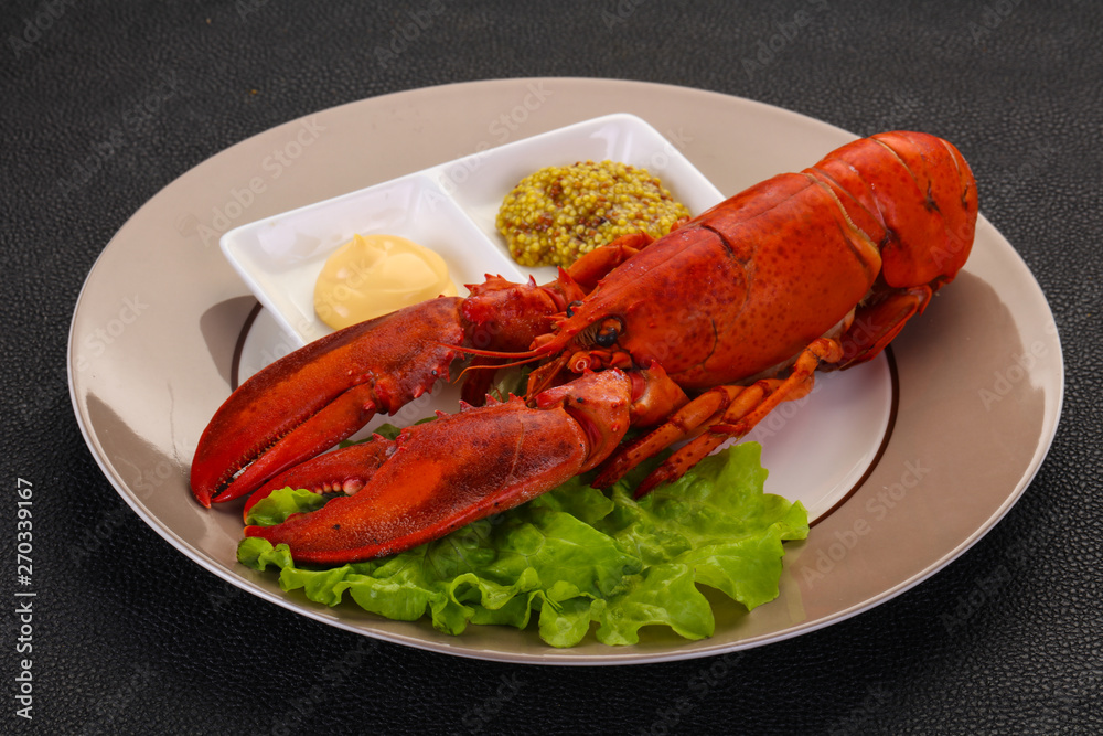 Luxury Lobster with sauce Luxury Lobster with sauce