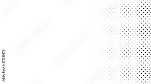 Dynamic black and white composition. Halftone element. 