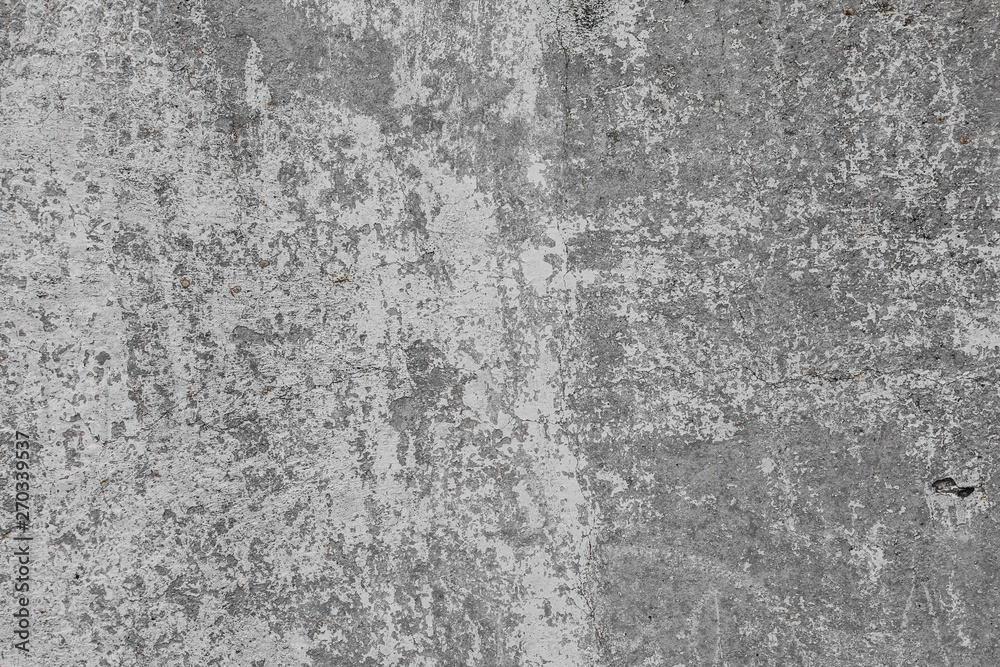 Fototapeta premium The texture of old concrete wall for background with a concrete splash on the wall 