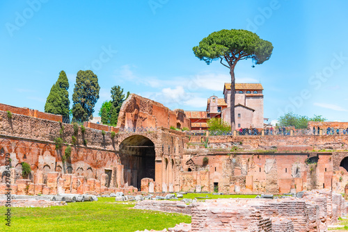 Canvas Print Palatine stadium - Hippodrome of Domitian