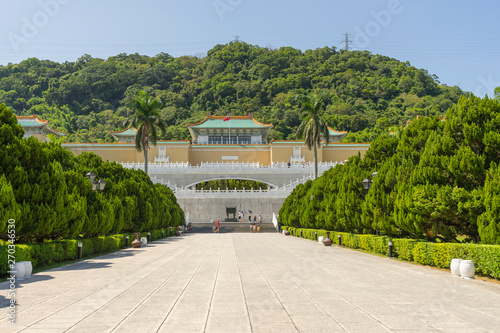 National Palace Gu Gong Museum in Taipei Taiwan. photo