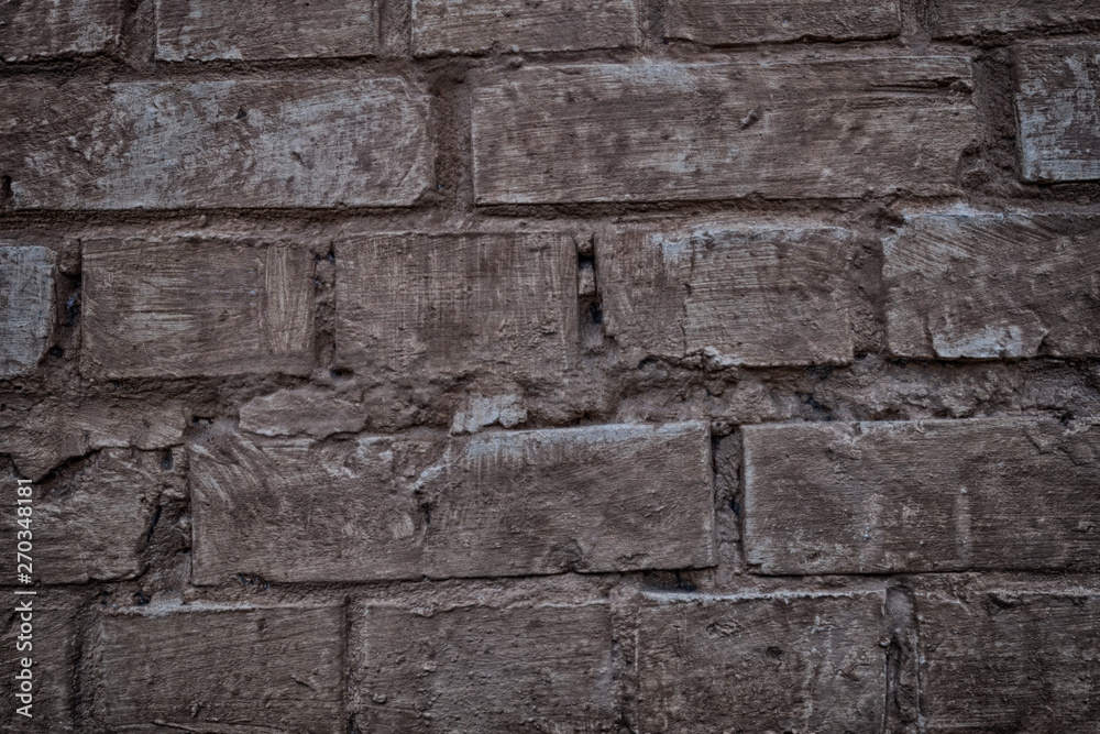 Obraz premium Background brick wall in different variations