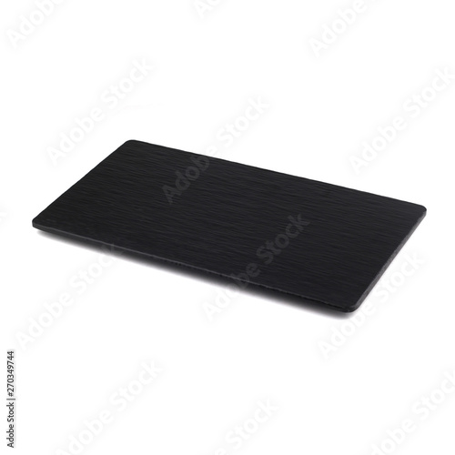 black melamin square sushi plate