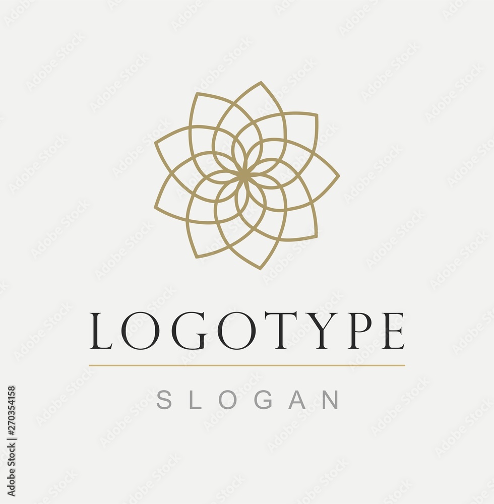Round geometry decoration logo. Round geometry decoration logo.
