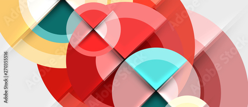 Circular geometrical design template