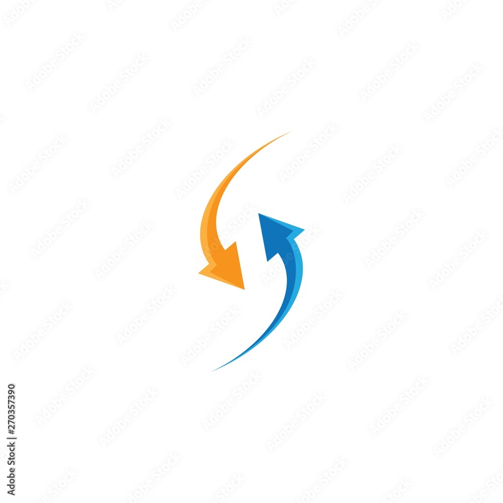 Arrow logo template vector icon illustration Arrow logo template vector icon illustration