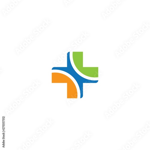 Medical logo template vector icon illustration