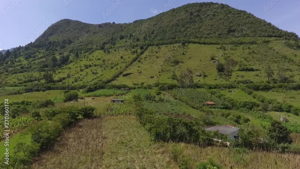 aerial video on Misak indigenous crops in Cauca, Colombia. aerial video on Misak indigenous crops in Cauca, Colombia.