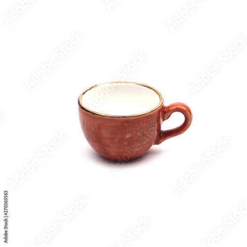 red ceramic teacup coffecup photo