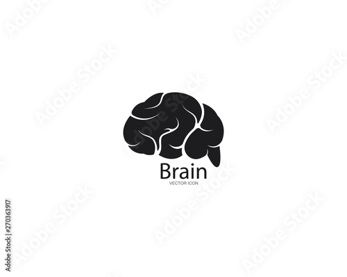 Brain Logo Template vector icon illustration design 