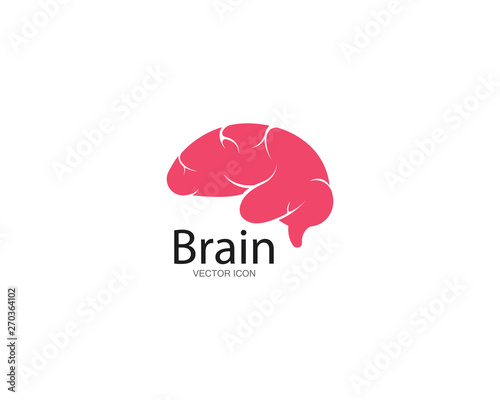 Brain Logo Template vector icon illustration design 