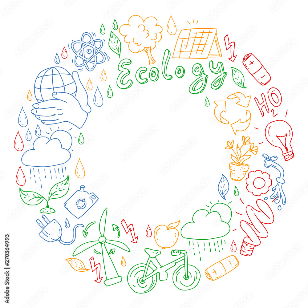 Vector logo, design and badge in trendy drawing style - zero waste concept, recycle and reuse, reduce - ecological lifestyle and sustainable developments icons. Vector logo, design and badge in trendy drawing style - zero waste concept, recycle and reuse, reduce - ecological lifestyle and sustainable developments icons.