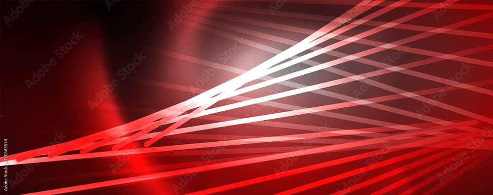 Fototapeta premium Color light with lines, outer space background, bright rays