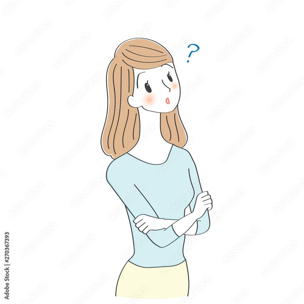 女性 考える 疑問 悩み 女性 考える 疑問 悩み