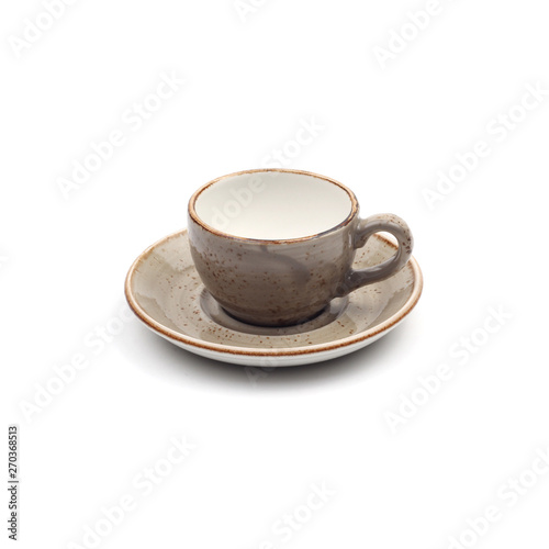 brown ceramic cup coffecup teacup handmade