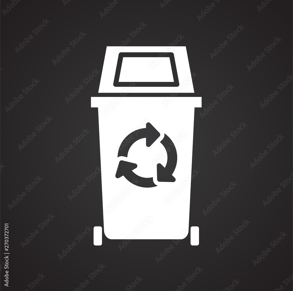 Garbage related icon on background for graphic and web design. Simple illustration. Internet concept symbol for website button or mobile app. Garbage related icon on background for graphic and web design. Simple illustration. Internet concept symbol for website button or mobile app.