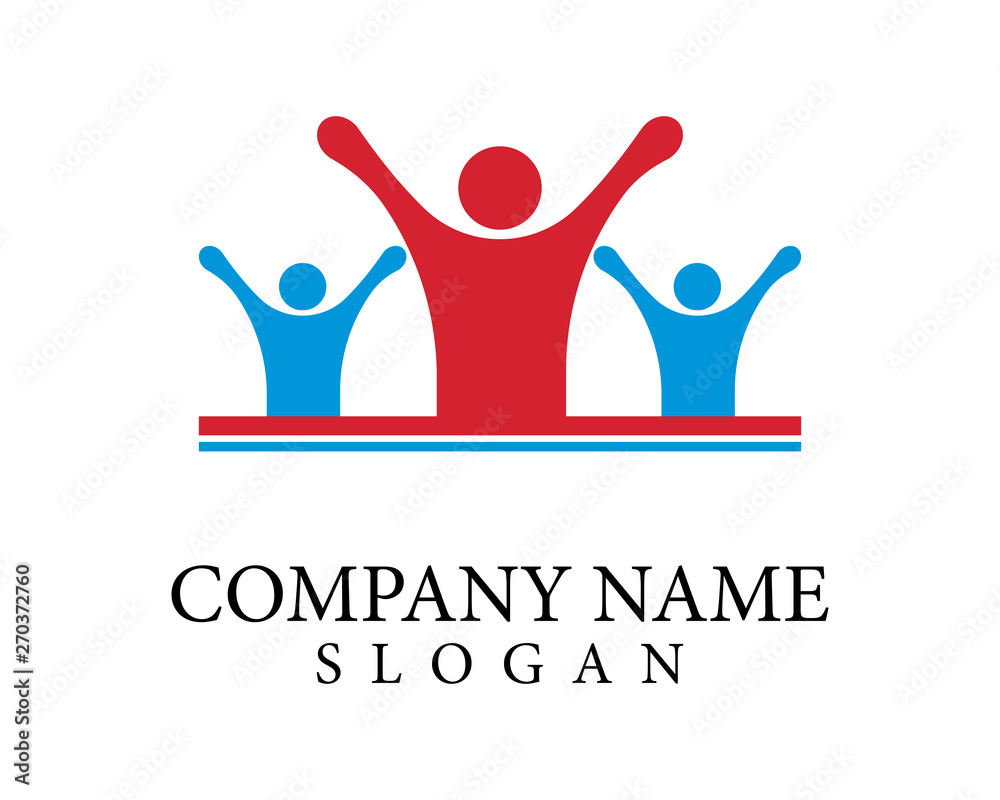 Community people care logo and symbols template Community people care logo and symbols template