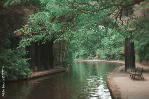 bridge over a picturesque canal