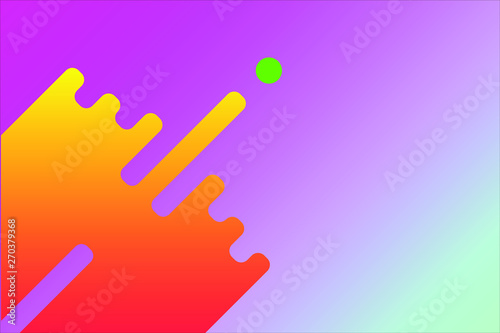 Abstract liquid white and blue background with yellow lines