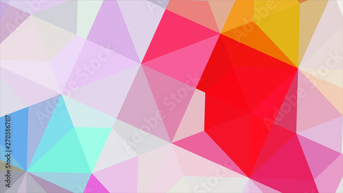 Geometric design. Colorful gradient mosaic background. Geometric triangle, mosaic, abstract background. Mosaic, color background. Mosaic texture. The effect of stained glass. EPS 10 Vector