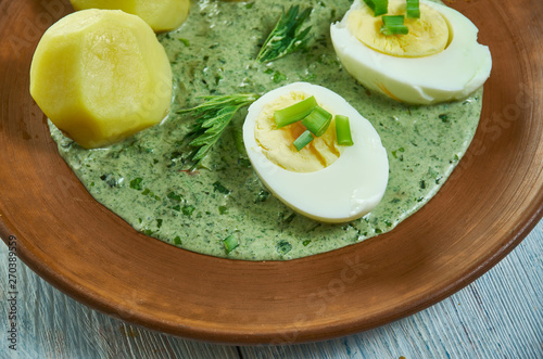Принти на полотні Frankfurter  Green sauce