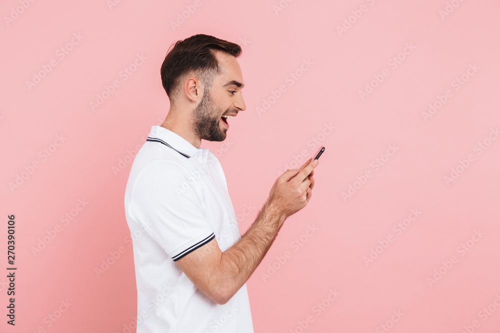 Portrait of a happy handsome man standing Portrait of a happy handsome man standing