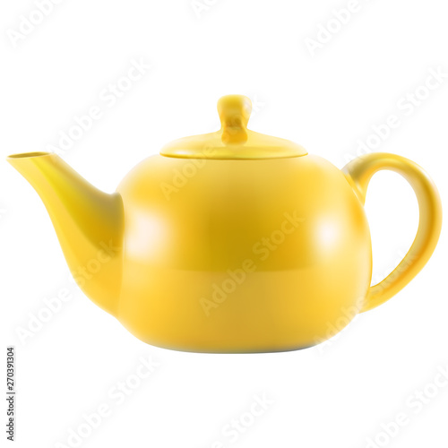 vector yellow teapot mesh technique