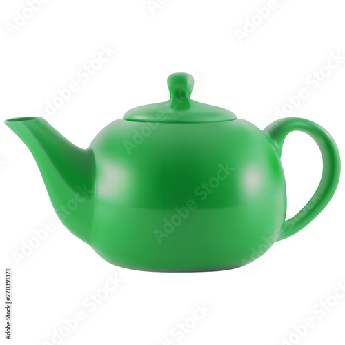 vector green teapot mesh technique