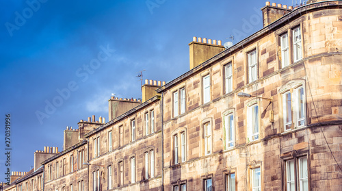 Typical buildings of Edinburgh made of stone © lukasz_kochanek