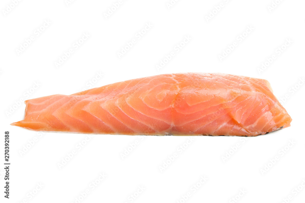 raw red fish fillet of salmon or trout