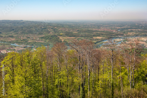 View of the river Drina from the mountain Gučevo near Loznica © nedomacki
