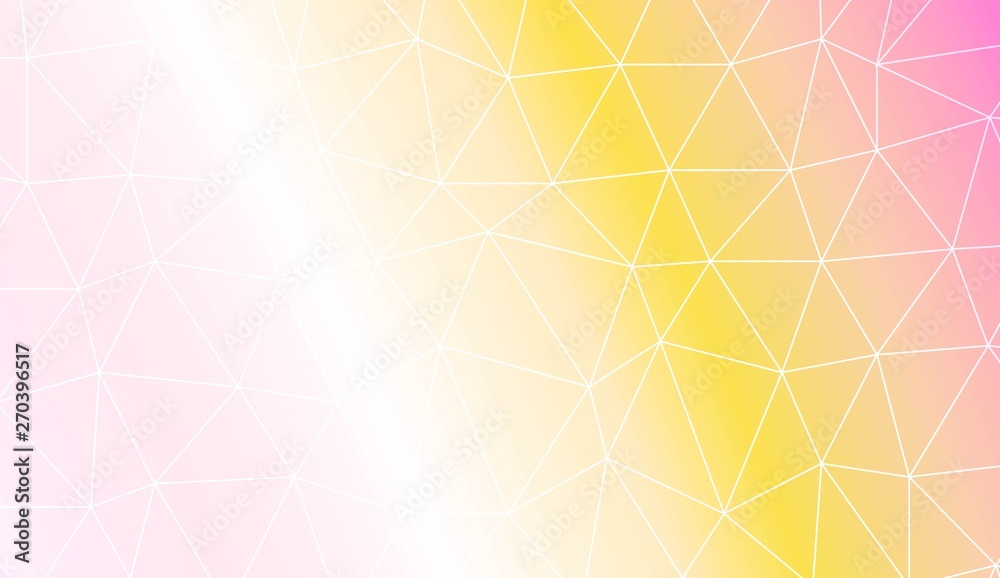 Decorative background with triangles. Modern design for you business, project. Vector illustration. Creative gradient color.